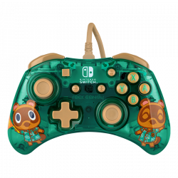 PDP Control para Nintendo Switch Rock Candy Timmy & Tommy Breezy, Alámbrico, Verde/Café 