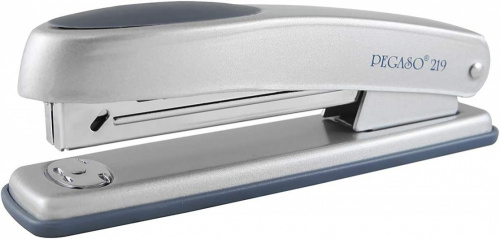 Pegaso Engrapadora 219, Tira Completa, hasta 20 Hojas, Gris 
