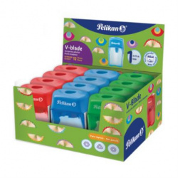 Pelikan Sacapuntas Manual 15600100, Multicolor, 12 Piezas  