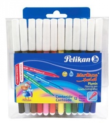 Pelikan Plumones 30311200, Multicolor, 12 piezas 