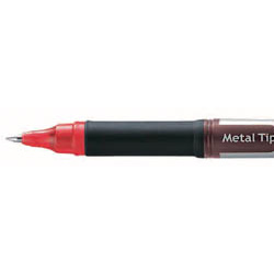 Pentel Bolígrafo EnerGel BL17-B, Punto Fino de 0.7mm, de Tinta Gel, Rojo 