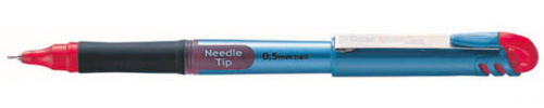Pental Bolígrafo EnerGel BLN15-B, Punta de Aguja de 0.5mm, de Tinta Gel, Rojo 