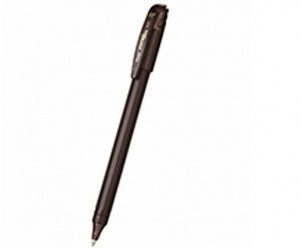 Pentel Bolígrafo de Gel BLN415-A, Punto Ultra Fino 0.5mm, Negro, 12 Piezas 