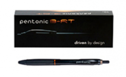 Pentonic Bolígrafo PEN12120, Punto Mediano 0.7mm, Negro, 12 Piezas 