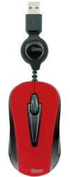 Mini Mouse Perfect Choice Óptico Easy Line 993353, Alámbrico, USB, 1000DPI, Rojo 