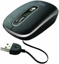 Mouse Perfect Choice Optico PC-043669-00001, USB, Negro 