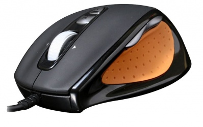 Mouse Perfect Choice Optico, PC-043850, Negro/Naranja 