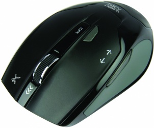 Mouse Perfect Choice Óptico PC-044178, Inalámbrico, 1480DPI, USB, Negro 
