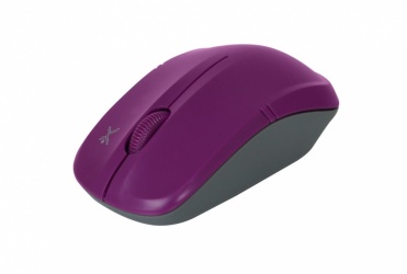 Mouse Perfect Choice Óptico Essentials, Inalámbrico, USB, 1600DPI, Morado 