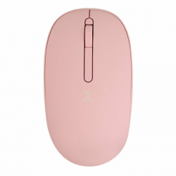 Mouse Perfect Choice Óptico Whisper, RF Inalámbrico, USB-C, 1000DPI, Rosa 