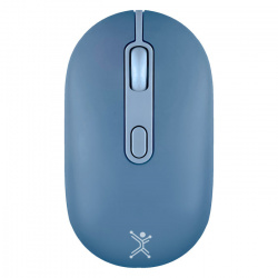 Mouse Ergonómico Perfect Choice Colori, Inalámbrico, Óptico, 1.600DPI, RF Inalámbrico/Bluetooth, Azul 