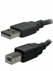Perfect Choice Cable USB A Macho - USB B Macho, 1.8 Metros, Negro 