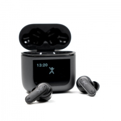 Perfect Choice Audífonos Intrauriculares con Micrófono Sonor, Inalámbrico, Bluetooth, Negro 