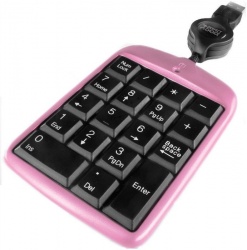 Perfect Choice Teclado Numérico, USB, Rosa 
