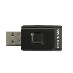 Perfect Choice Adaptador de Audio Bluetooth 5.0 PC-331155, USB-A, Negro 