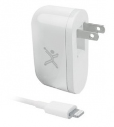Perfect Choice Cargador de Muro para iPad/iPad Mini/iPhone 5, Blanco 