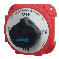 Perko Switch Selector On/Off 9703DP, para Sistemas Eléctricos Marinos 