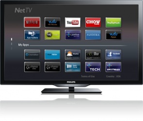 Philips Smart TV LED 40PFL4908 40'', Full HD, 3D, Negro 