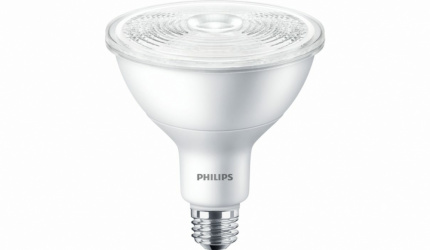 Philips Foco LED PAR38 F25, Luz Blanca, Base E26, 17W, 1200 Lúmenes, Blanco, Ahorro de 85.8% vs Foco Tradicional de 120W 