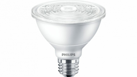 Philips Foco LED PAR30, Luz Blanca, Base E26, 17W, 880 Lúmenes, Blanco, Ahorro de 85.8% 