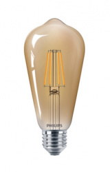 Philips Foco LED LEDClassic, Luz Cálida, Base E27, 4W, 400 Lúmenes 
