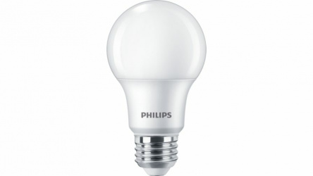 Philips Foco LED 929002036341 , Luz Cálida, Base E26, 8.8W, 800 Lúmenes, Blanco, Ahorro de 85% 