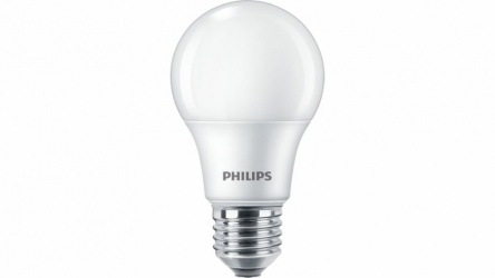 Philips Foco LED Ess, Luz Cálida, Base E27, 8W, 800 Lúmenes, Blanco, Ahorro de 86% vs Foco Tradicional 75W 