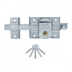 Philips Cerradura de Sobreponer AS800FIC, Izquierda, 1 Barra, Cromo ― incluye Llaves 