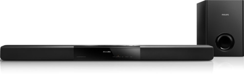 Philips Altavoz SoundBar con Subwoofer HTL2151, Alámbrico, 60W RMS, Negro 