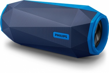 Philips Bocina Portátil SB500A/00, Bluetooth, Alámbrico/Inalámbrico, 2.0 Canales, 30W RMS, Azul 