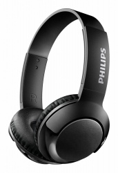 Philips Audífonos SHB3075BK/00, Bluetooth, Inalámbrico, USB, Negro 