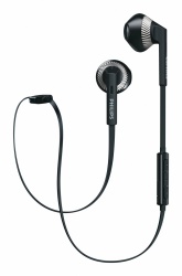 Philips Audífonos Intrauriculares con Micrófono SHB5250BK, Inalámbrico, Bluetooth, Negro 