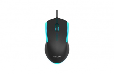 Mouse Gamer Philips Óptico Momentum G314, Alámbrico, USB, 1200 DPI, Negro 