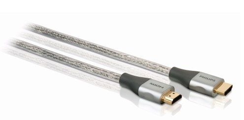 Philips Cable HDMI Macho - HDMI Macho, 2.74 Metros, Plata 