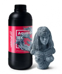Phrozen Resina para Impresora 3D 3DM-PHROAQUAG, Estándar Plus, 1kg, Gris 