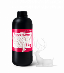 Phrozen Resina para Impresora 3D Aqua Clear, Rígida Estándar, 1kg, Transparente 