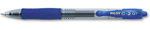 Pilot Bolígrafo G2-7 Gel Ink, Punto Fino, Azul, 12 Piezas 