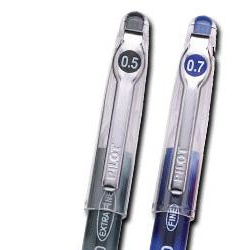 Pilot Bolígrafos de Gel P-500, Punto Ultrafino de 0.5mm, Negro, 12 Piezas 