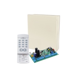 PIMA Kit de Alarma de 8 - 16 Zonas y Teclado LED 9 Zonas H8-RXN9, Inalámbrico - incluye Gabinete 