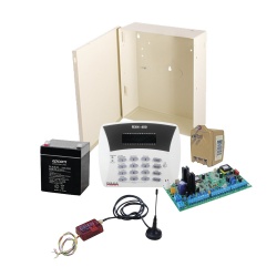 PIMA Kit de Alarma HUNTER8-MINI, Inalámbrico, Incluye Teclado/Gabinete/Batería/Transformador 