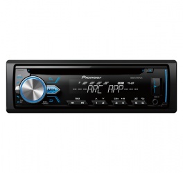 Pioneer Autoestéreo DEH-X1, CD, USB 2.0, Bluetooth, Negro 