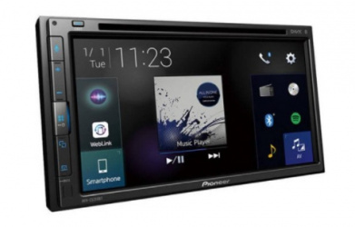 Pioneer Autoestéreo  AVH-Z5250BT, FLAC/MP3/WAV/WMA, Bluetooth, Negro 