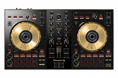 Pioneer Controlador DJ DDJ-SB3, 2 Canales, 1x USB, Negro/Dorado 