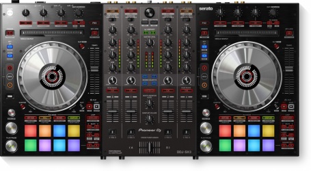 Pioneer DDJ-SX3 Controlador Multimedia, de 4 Canales, 20 - 20000Hz 