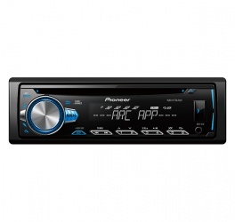 Pioneer Autoestéreo DEH-X10, 200W, MP3/CD/AUX/USB, Bluetooth, Negro 