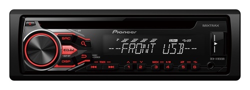 Pioneer Autoestéreo DEH-X1850UB, CD, USB, AUX, MIXTRAX 