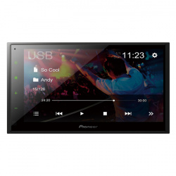 Pioneer Autoestéreo DMH-A4550BT, 50W, MP3/MP4, Bluetooth, USB, Negro 