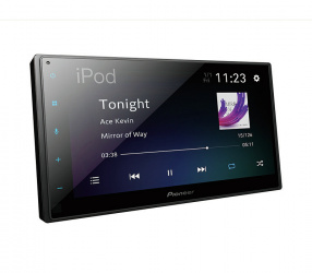 Pioneer Autoestéreo DMH-A5450BT, 50W, WMA/MP3/WAV/AAC/FLAC/H.264/MPEG4/MP4/AVI/MPEG2/WMV/MKV/FLV, Bluetooth, Negro 