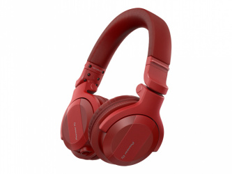 Pioneer Audífonos HDJ-CUE1BT, Bluetooth, Inalámbrico, Rojo 