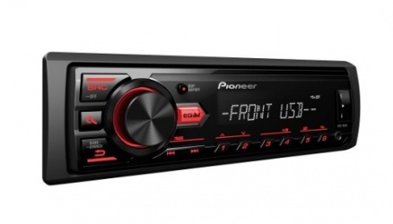 Pioneer Autoestereo MVH-85UB, 400W, MP3/AUX, USB 2.0, Negro 